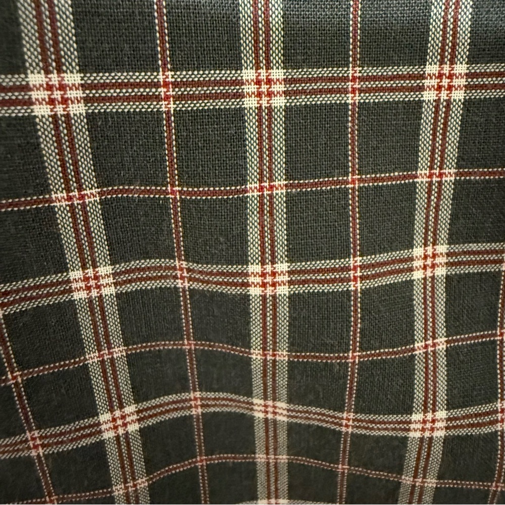 John Varvatos Black and White Checkered Shirt - Picture 7 of 8